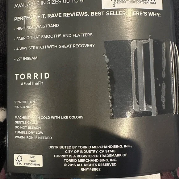 Floral Deep Black Full-Length Legging - Picture 4 of 6